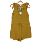 EB Luxe Mustard Turn Away Romper NWT- Size S (sold out online)
