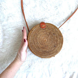 Carve Designs Round Rattan Handbag