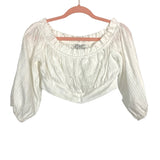 Hyfve White Off the Shoulder Crop Top- Size S (sold out online)