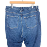 Good American Raw Hem Jeans- Size 16 (Inseam 27”)