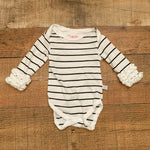 Ruffle Butts Striped Long Sleeve Onesie- Size 0-3M