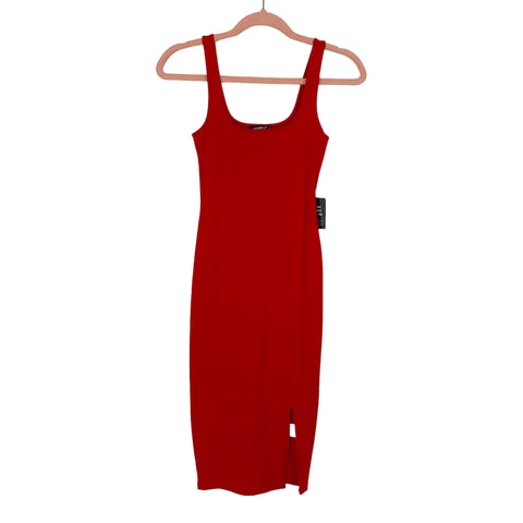 Express Red Bodycon Dress NWT- Size XXS
