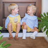 Little English Yellow Corduroy Hunny Outfit- Size 4T
