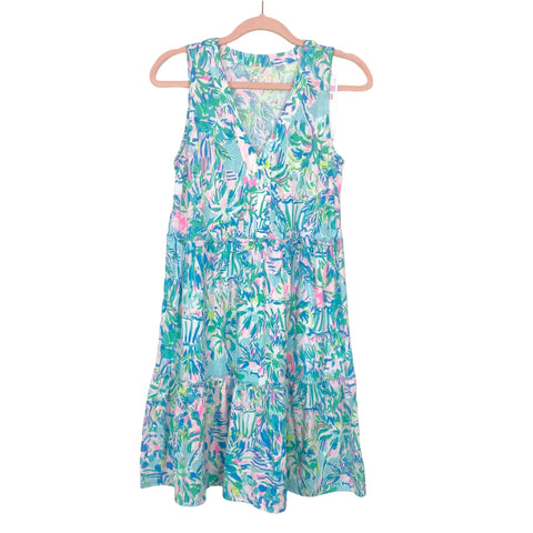 Lilly Pulitzer Blue Ibiza Lorina Dress NWT- Size XS