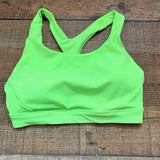 Athleta Neon Green Padded Sports Bra- Size ~S (see notes)