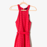 Gibson Red Eyelet Midi Dress NWT- Size XXS