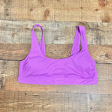 Stoney Clover x Target Purple Ribbed with Back Cut Out Padded Bikini Top- Size XL (we have matching bottoms)