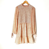 Illa Illa Smocked Printed Dress- Size M