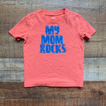 OshKosh Originals Coral/Blue My Mom Rocks Top- Size 24M