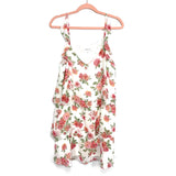 Sugar + L!ps White Floral Print Dress- Size L
