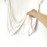 H&M MAMA Maternity White V-Neck Tee- Size S (Julie)