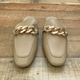Jialianna Taupe Chain Mules- Size 240 (1.5) (See Notes -In Like New Condition!)