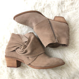 Sole Society Tan Suede Side Knot Bootie- Size 8.5