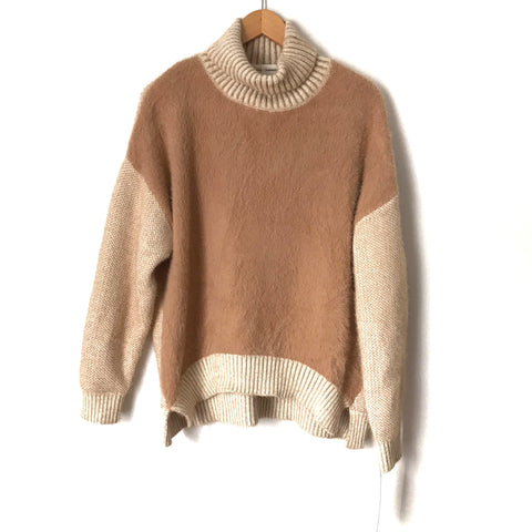 Goodnight Macaroon Fuzzy Turtleneck Sweater NWT- Size S