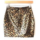 Blanc Leopard Print Mini Skirt NWT- Size S