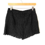 Lelis Collection Black Textured Eyelet Shorts (we have matching top) - Size S