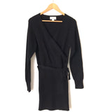 Loveriche Black Sweater Belted Dress- Size M