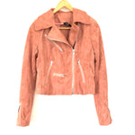 Vici Faux Suede Moto Jacket- Size S