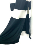 Jessica Simpson White/Black/Pink Sleeveless Maxi Dress- Size M