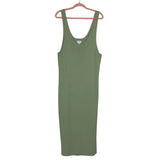 The Drop Sage Ribbed Front Slit Tank Dress NWT- Size XXL (sold out online)