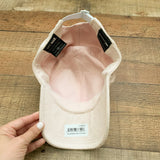 Bandier Light Pink Suede Like Baseball Cap