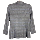 Majorelle Grey Plaid Shoulder Padded Blazer- Size XS