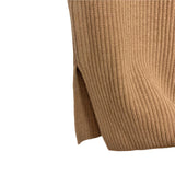 Madewell Tan Patch Pocket 100% Merino Wool Sweater Skirt- Size L (Sold Out Online!)