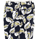 J Crew Navy Floral Linen Blend Pants NWT- Size 4 (Inseam 25”)