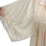Carly Jean Los Angeles Cream V-Neck Babydoll Rocco Top- Size S (sold out online)