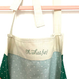 Dayspring Candace Collection Dough A Deer Flare Bib AUTOGRAPHED Apron (see notes)