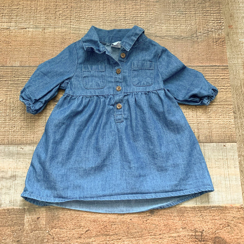 Old Navy Chambray Dress- Size 0-3M