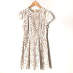 Blu Pepper White Lace Overlay Dress- Size M