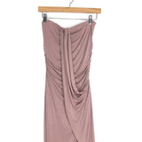 Heart & Hips Mauve Fitted Strapless Dress NWT- Size M