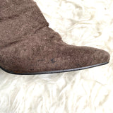 Mi.im Suede Embossed Open Side Booties- Size 6.5 (see notes)