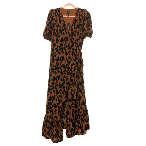 Big Hit Animal Print Wrap Dress NWT- Size M