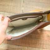 Tory Burch Brown Suede Like Handbag (See Notes)