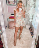 Lulus Floral Eyelet Lace High Waisted Shorts NWT- Size M (sold out online)