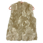 JACK by BB DAKOTA Cream Faux Fur Vest- Size S