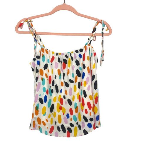 Buddy Love Colorful Printed Tie Strap Top NWT- Size S