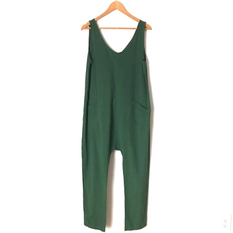 No Brand Green Front Pocket Jumpsuit- Size S
