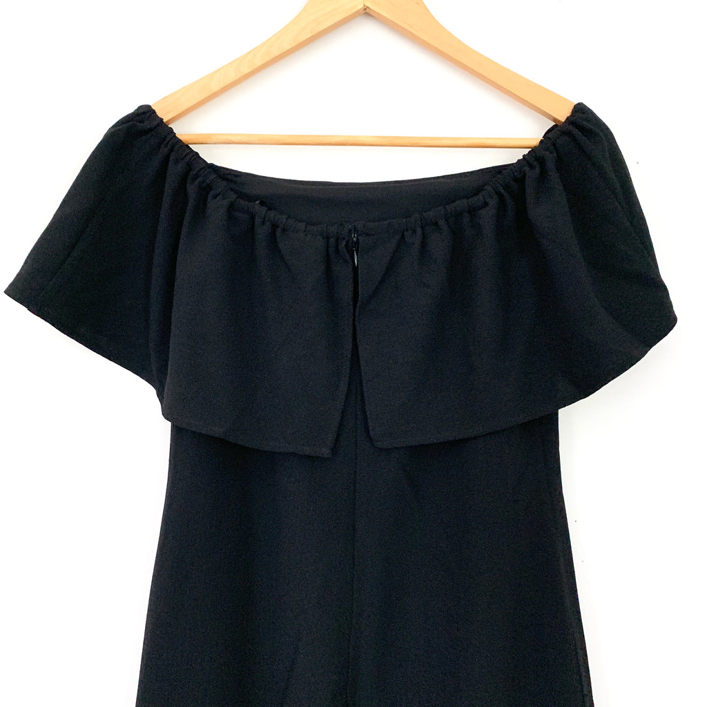 charles henry off shoulder dress Charles Henry Black Off Shoulder Dress - Size