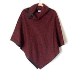 Mad Style Red Buckle Shawl- Size OS