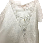 WAYF White Lace Trim Cami NWT- Size XS