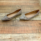 Asos Design Glitter Flats- Size 6