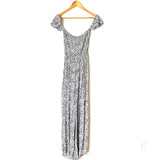 Kiwi + Punch Blue Floral Jumpsuit- Size L