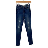 BP Dark Wash Distressed Jeans- Size 25 (Inseam 28.5")