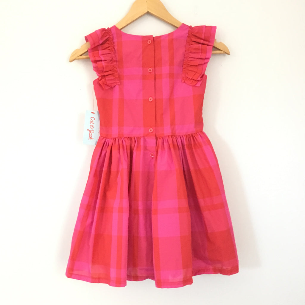 cat and jack red dress Cat & Jack Baby Girls Textured Heart Red Dress Valentine's sz 2T