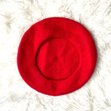 No Brand Red Baret Hat