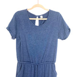 Old Navy Blue Drawstring Waist Jumpsuit- Size M (see notes)