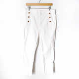 LOFT White High Waist Skinny Jeans NWT- Size 31/12 (Inseam 26.5")